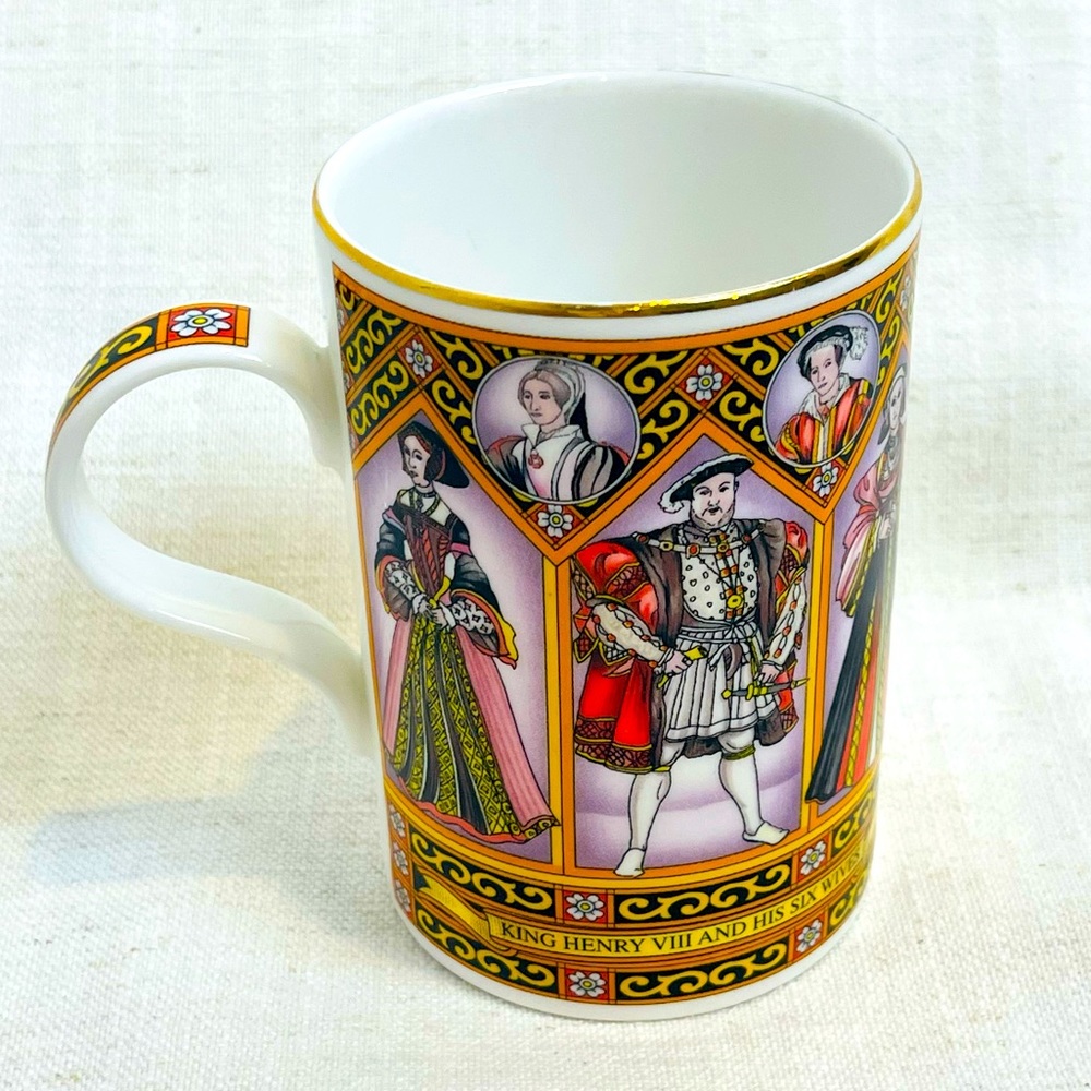 James Sadler King Henry VIII And His Six Wives Vintage Collectible Mug